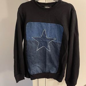 Diesel Black Sweatshirt- Large